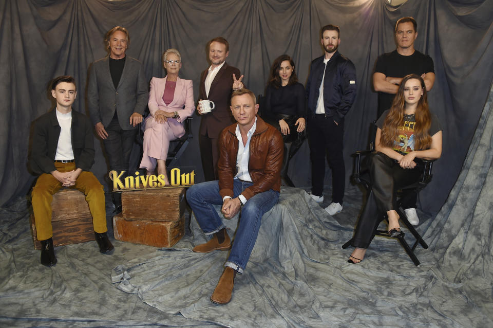 Xxx attends the "Knives Out" photo call at the Four Seasons Hotel on Friday, Nov. 15, 2019, in Los Angeles. (Photo by Jordan Strauss/Invision/AP)
