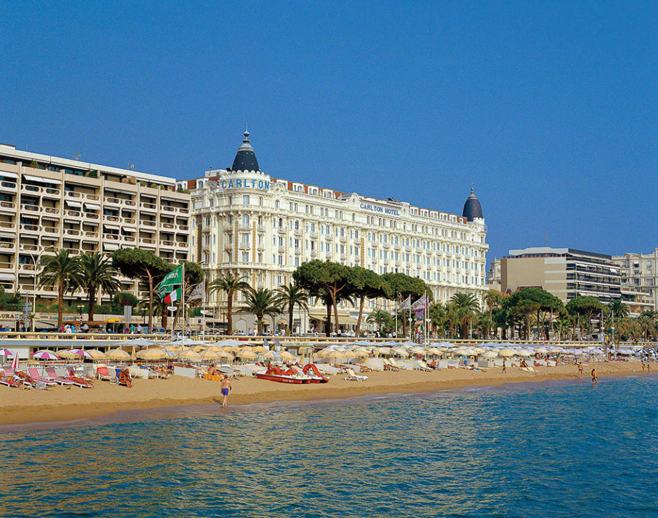 The exterior of the Carlton Cannes