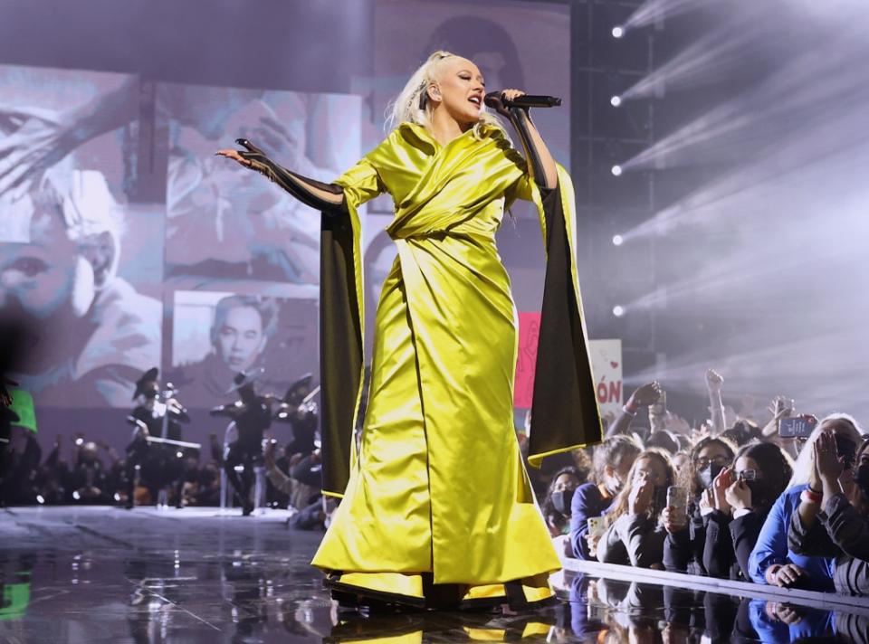 Christina Aguilera, 2021 Peoples Choice Awards, Show, Performance