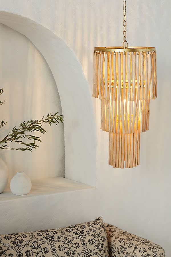 8) Natural Chime Chandelier
