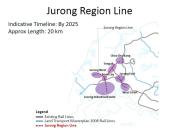Expected to be completed by 2025, JRL will connect the Jurong region with the rest of Singapore. Commuters in the north will be also able to enter the Jurong area directly via the JRL, without having to interchange at the heavily-used Jurong East interchange. (Courtesy of LTA)