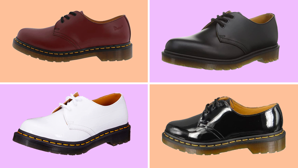 You can get the 1461 Bex 3-Eye Oxfords in five different colors, including maroon, white, matte black and patent leather black.