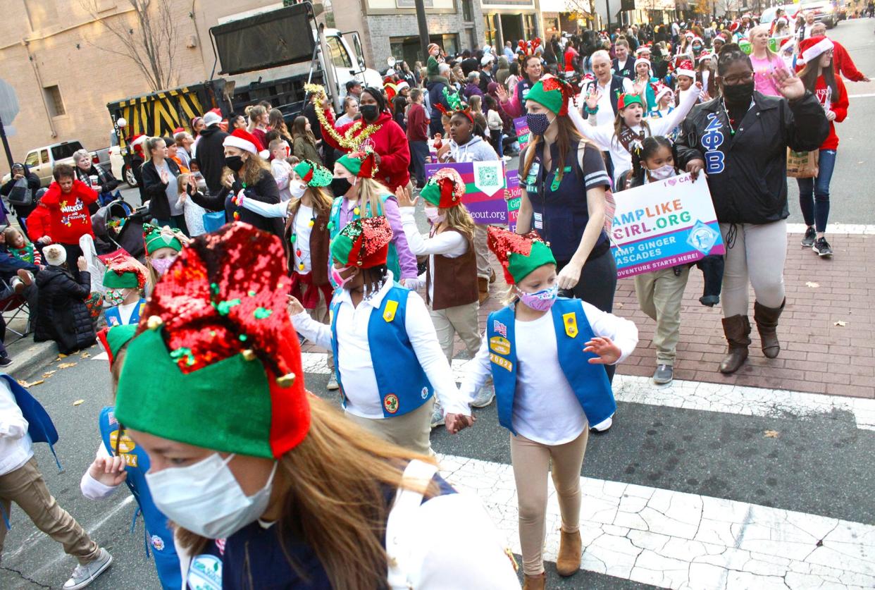 Hundreds of people turned out for the Gastonia Christmas parade held Sunday afternoon, Dec. 5, 2021.