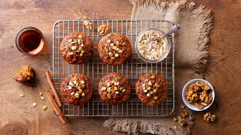 Baked muffins