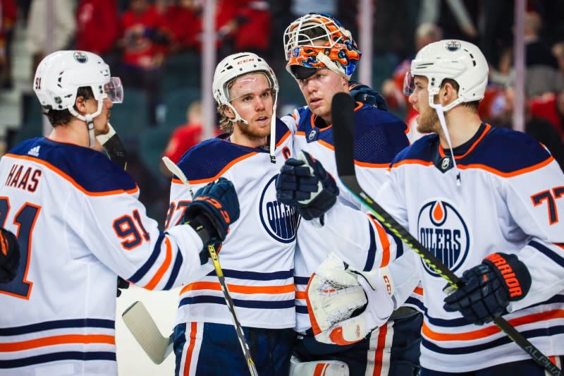 NHL: Edmonton Oilers at Calgary Flames