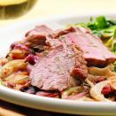 <p>Roasted apples, fennel and red onion are the perfect foil to roasted pork tenderloin. Make it a meal: Stir sauteed broccoli rabe into quick-cooking barley to serve alongside. <a href="https://www.eatingwell.com/recipe/249501/apple-fennel-roasted-pork-tenderloin/" rel="nofollow noopener" target="_blank" data-ylk="slk:View Recipe;elm:context_link;itc:0;sec:content-canvas" class="link ">View Recipe</a></p>