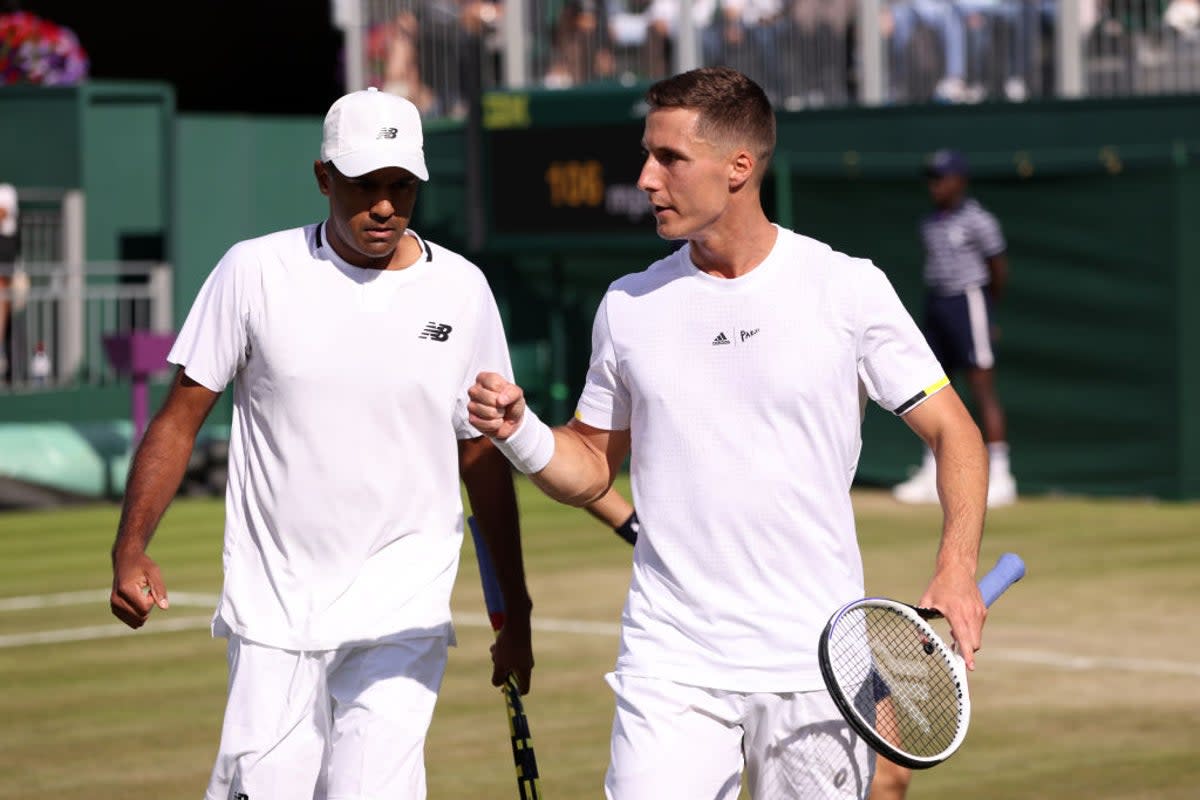  Rajeev Ram and Joe Salisbury are the top seeds in the men’s doubles  (Getty Images)