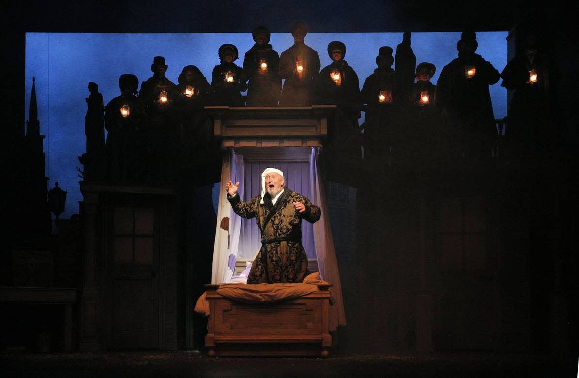 Gary Neal Johnson will return as Scrooge in the Kansas City Repertory Theatre’s traditional production of “A Christmas Carol.”