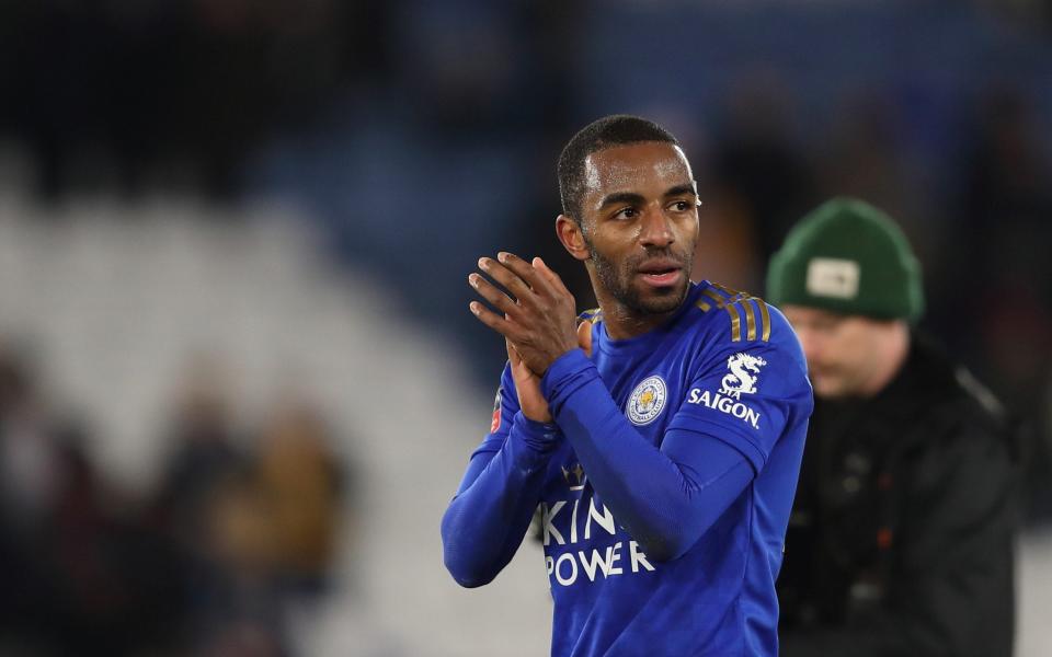 Ricardo Pereira of Leicester City at full time of the FA Cup Fifth Round match between Leicester City and Birmingham City  - Getty Images