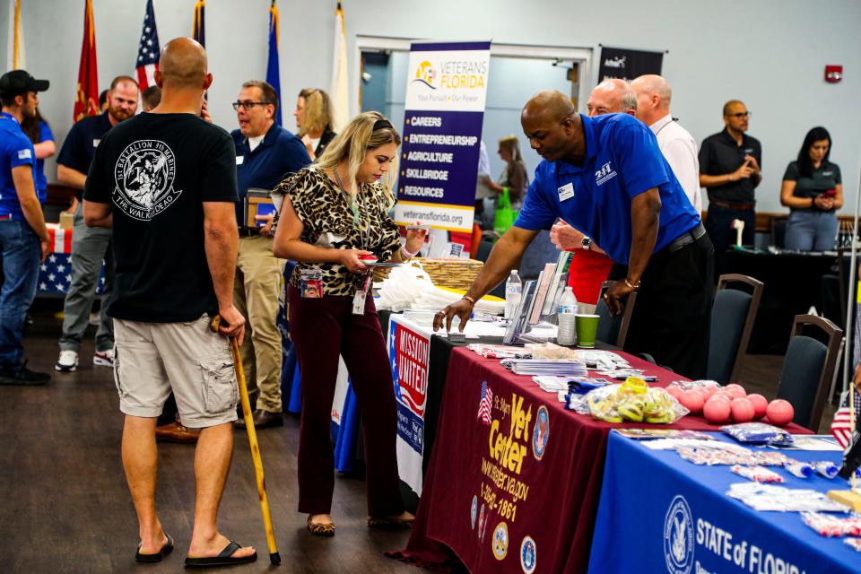 FGCU held a SWFL Veterans Expo and Job Fair Thursday, April 14, 2022. 