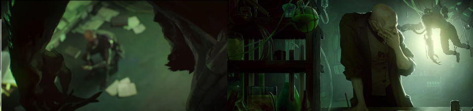 The obvious finally confirmed: Vander IS Warwick. (Photos: Riot Games/Netflix)