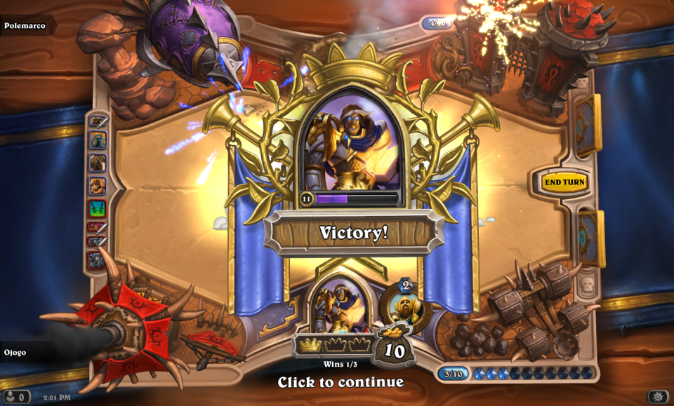 Hearthstone Victory