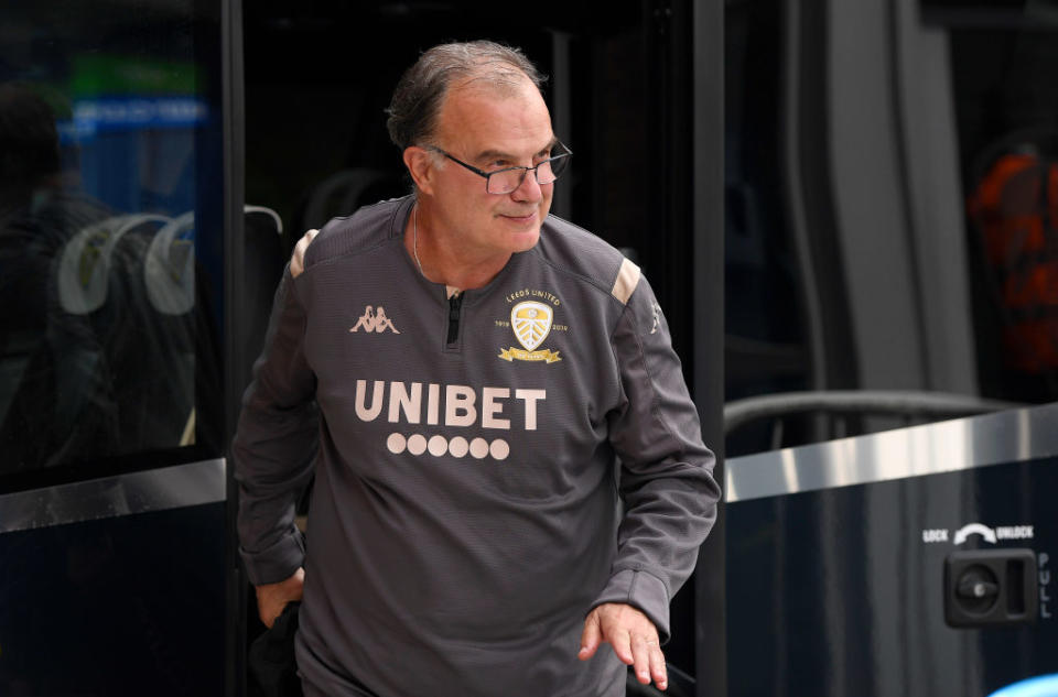 Bielsa and Leeds travel to Anfield for their first game back in the top flightGetty