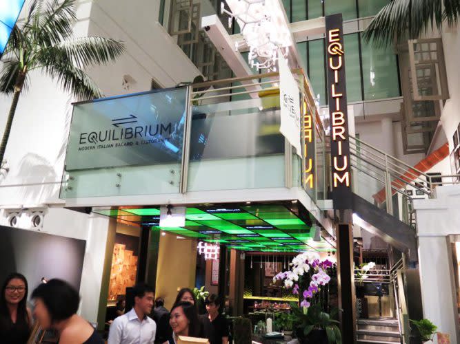 Equilibrium italian restauant singapore