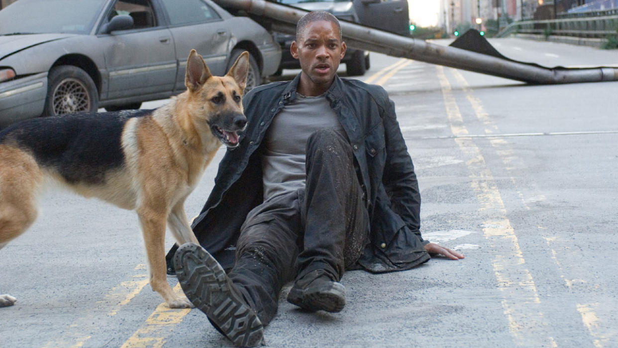  Will Smith in I Am Legend. 