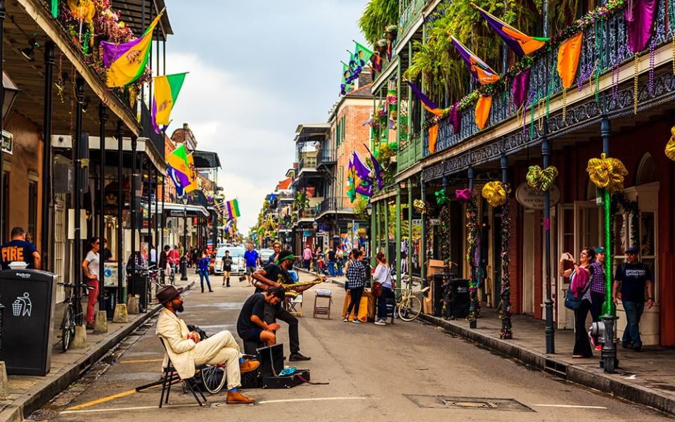 New Orleans is full of colourful diversions, not least the annual Mardi Gras celebrations