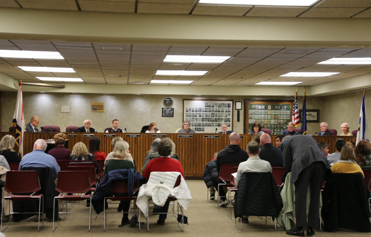 A number of Lafayette residents show up to the Lafayette School Corporation's Nov. meeting, on Monday, Nov. 14, 2022, in Lafayette, Ind.