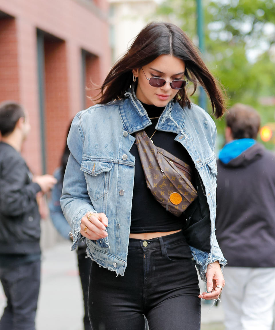 Kendall Jenner out and about in NYC on June 4.&nbsp; (Photo: Jackson Lee/Splash)