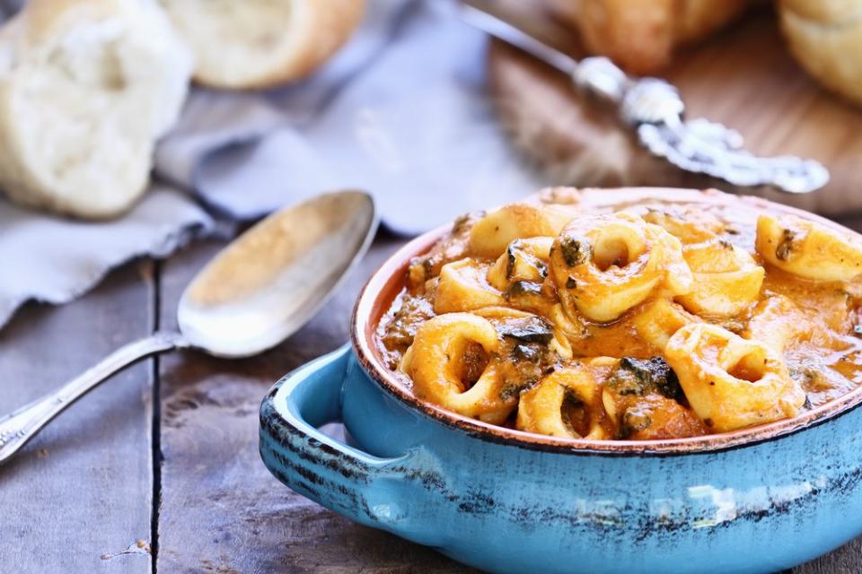 Italian Sausage and Tortellini Soup