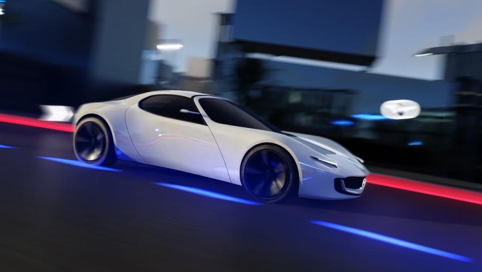 Mazda Vision Study Model EV sports car