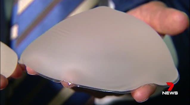 The risk is only an issue for women with textured implants. Picture 7 News