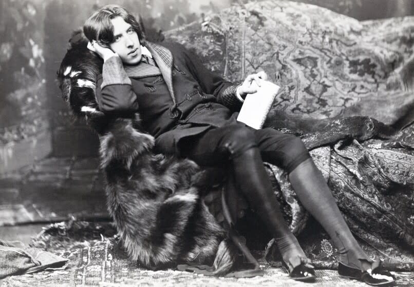 Portrait of poet and novelist, Oscar Wilde