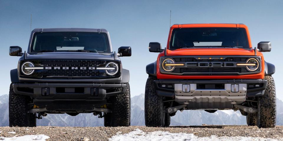 2022 Ford Bronco Raptor.