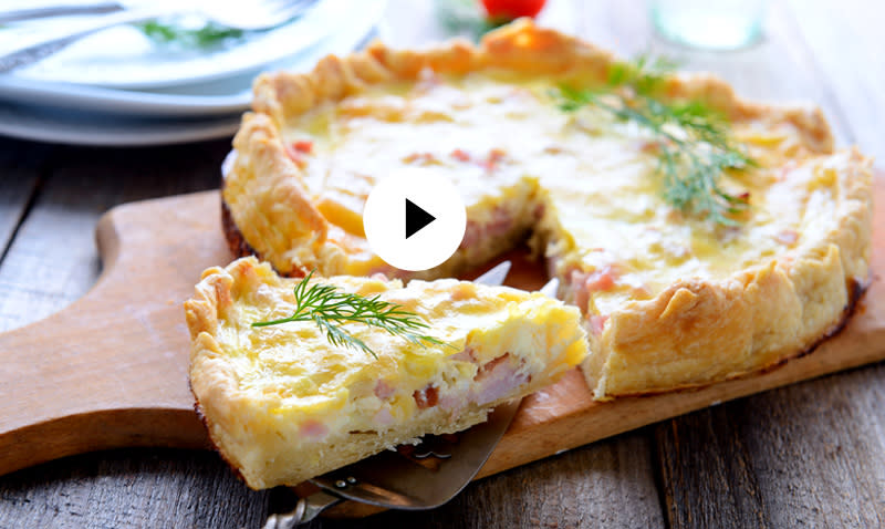 Vídeo-recetas: Quiche Lorraine, una clásico de la cocina francesa… ¡fácil y  delicioso!