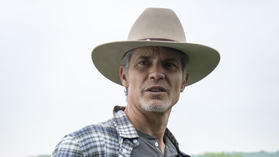 justified city primeval pictured timothy olyphant as raylan givens