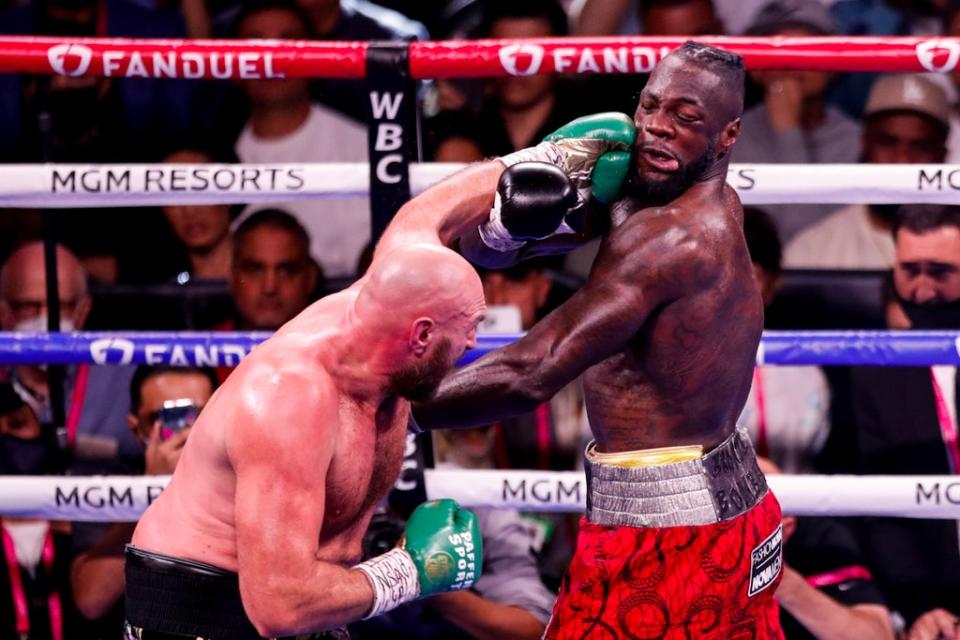 Tyson Fury defeated Wilder in October  (EPA)