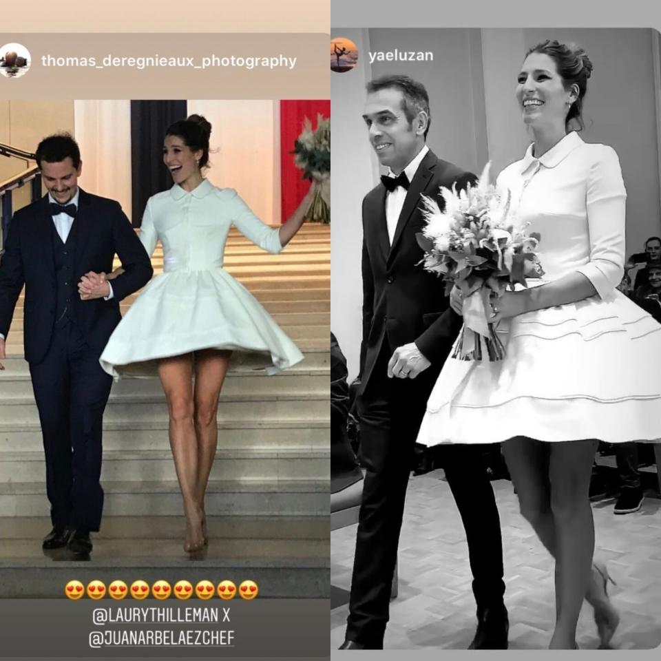 laury thilleman robe mariée