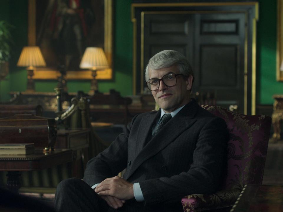 Jonny Lee Miller as former British Prime Minister John Major in Netflix's "The Crown."