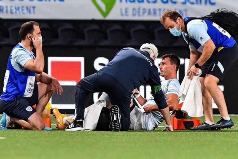 Juan Imhoff, otra vez lesionado y con serio riesgo de perderse la ventana internacional con los Pumas, ante Gales