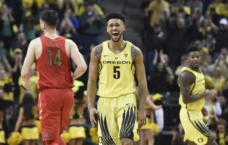 Oregon’s performance Saturday, one of the most impressive this season, made smiles irrepressible. (Getty)