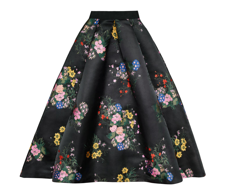 <p>Who knew the ballgown skirt would make an appearance on the high street? We’ll be teaming this A-line skirt with a simple t-shirt and strappy heels for weekend drinks. <em><a rel="nofollow noopener" href="http://www2.hm.com/en_gb/index.html" target="_blank" data-ylk="slk:H&M;elm:context_link;itc:0;sec:content-canvas" class="link ">H&M</a>, £119.99</em> </p>