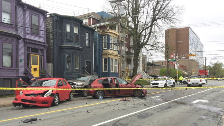 Driver flees after causing multi-car crash in Halifax