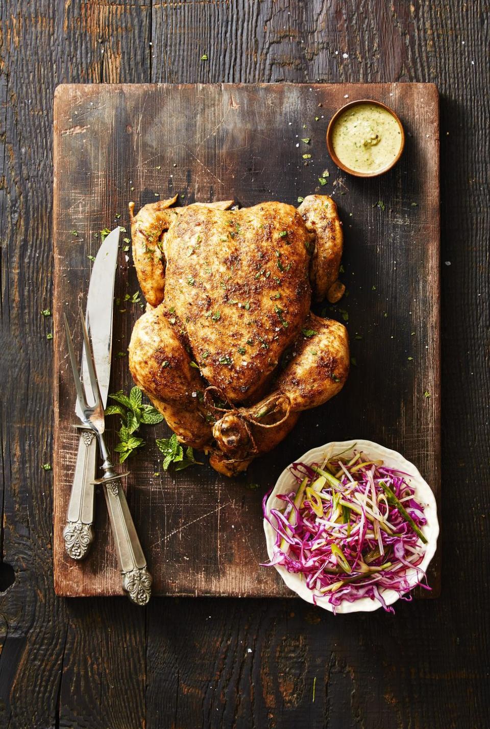 Crock-Pot Chicken With Walnut-Herb Sauce