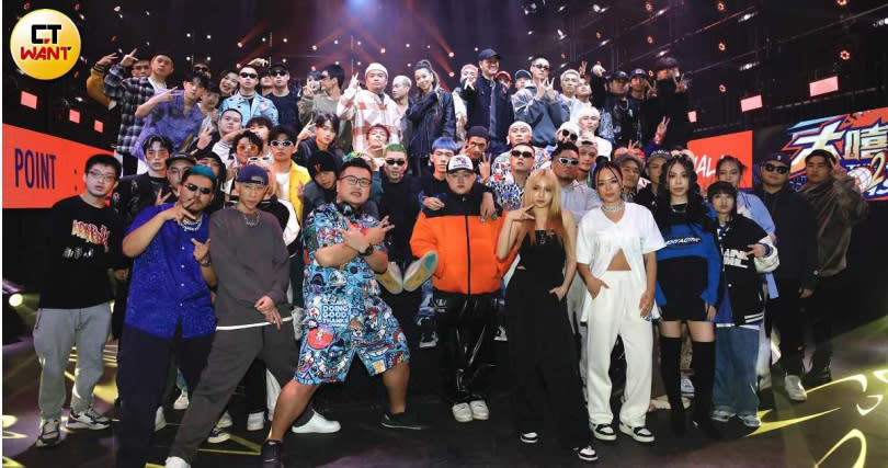 《大嘻哈時代2》本季共有80名參賽選手通過海選順利進棚參與錄影，也有不少第一季選手回鍋挑戰。（圖／林士傑攝）