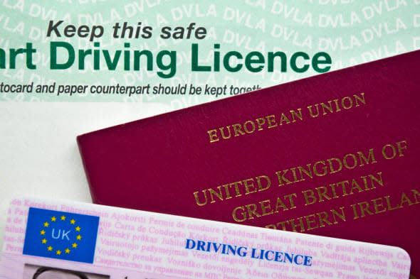 UK Passport and Driving Licence