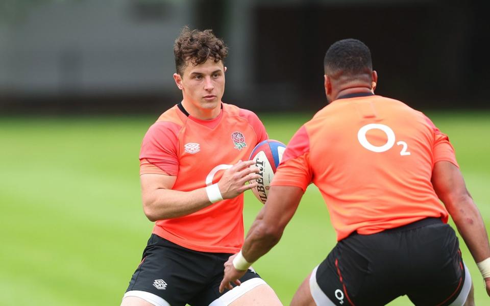 Henry Arundell of England trains during the England Training Session at The Lensbury on June 09, 2022 in Teddington, England. - GETTY IMAGES