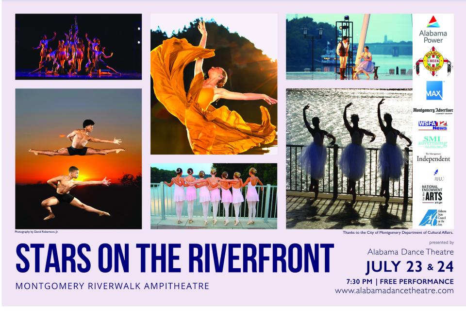 Alabama Dance Theatre's Stars On The Riverfront is Sunday and Monday, July 23 and 24.