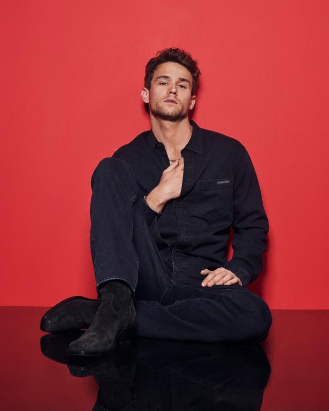 Brandon Flynn Slays Calvin Klein Again in New Holiday 2023 Campaign