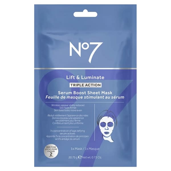 No7 Lift & Luminate Sheet Mask