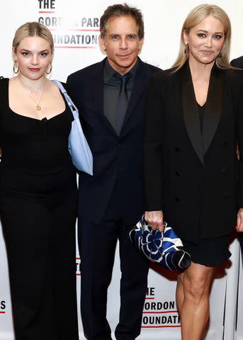 <p>Arturo Holmes/Getty</p> Ella Olivia Stiller, Ben Stiller and Christine Taylor attend The Gordon Parks Foundation's Annual Awards Dinner And Auction Celebrating The Arts & Social Justice at Cipriani 42nd Street on May 21, 2024.