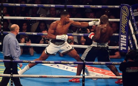 Anthony Joshua v Carlos Takam - Credit: Getty