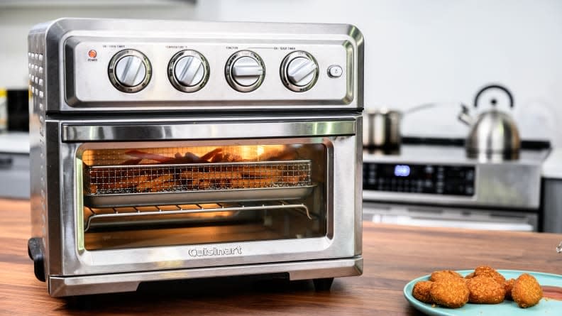 The Cuisinart Air Fryer Toaster Oven works just as well, and in some cases, better, than conventional air fryers at browning and crisping.