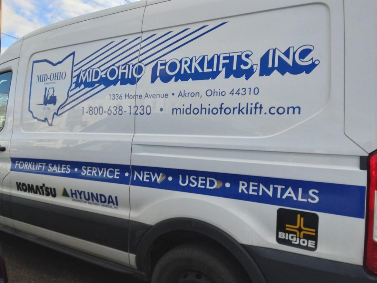 The U.S. Occupational Safety and Health Administration fined Mid-Ohio Forklifts, Inc. $9,557 for a violation that resulted in a technician being crushed to death under a forklift he was servicing.