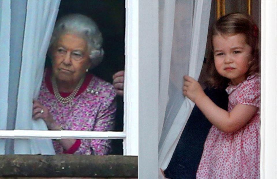 Queen Elizabeth and Princess Charlotte