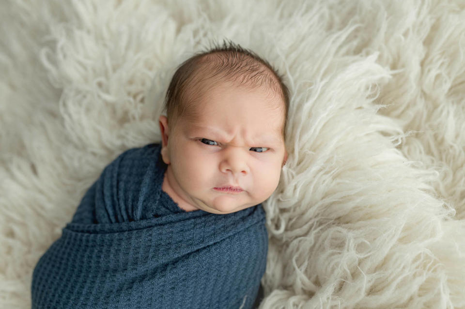 Grumpy Baby (Courtesy Drawing in Light Photography)