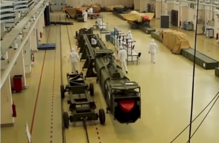 俄國總統普丁誇稱，9M370海燕式飛彈(Burevestnik)的射程無極限，能穿透美國任何防空系統。   圖 : 翻攝自YouTube